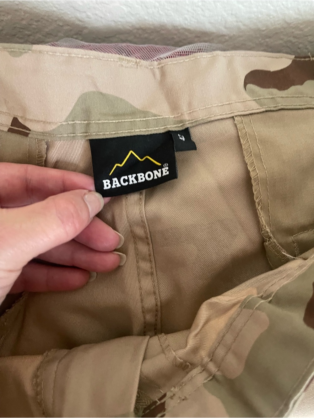 Men's Desert Camouflage Cargo Pants - Tan/Green/Brown - Picture 3 of 6